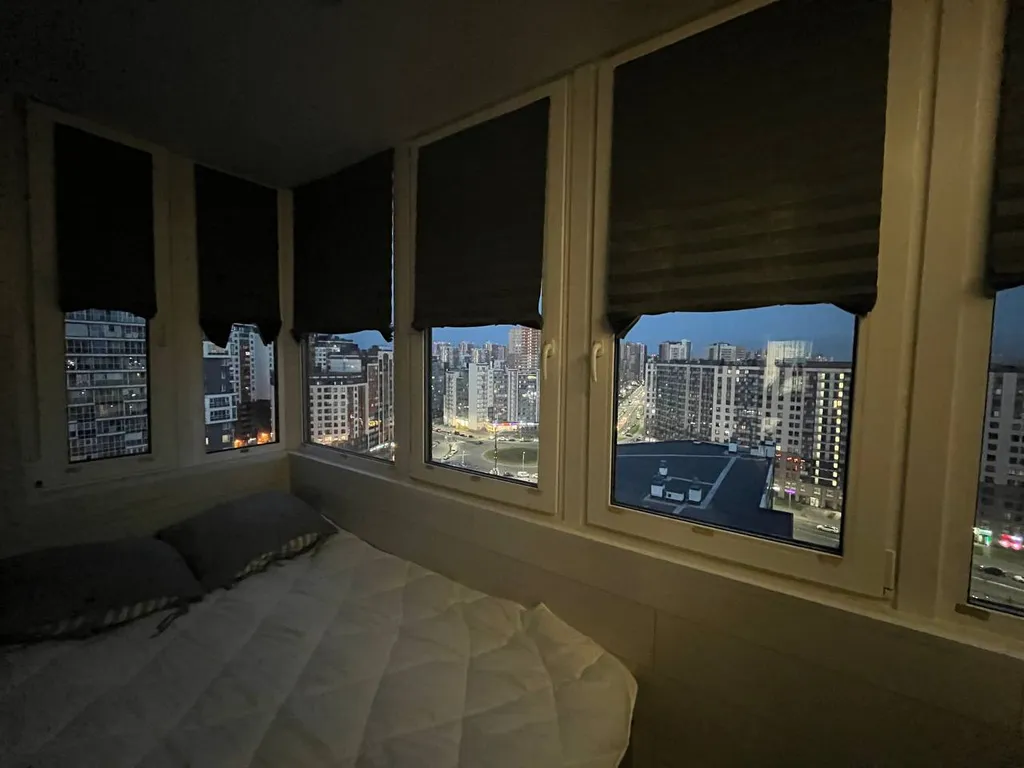 Студия с утепленным балконом