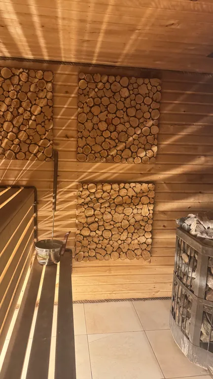 Кайфовая вилла love с русской баней и теплым бассейном в Петергофе