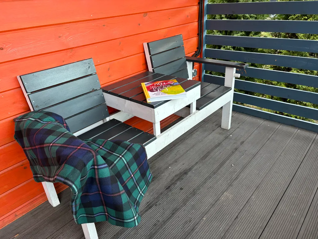 Скандинавский дом Мандарин Делюкс с баней и купелью фурако