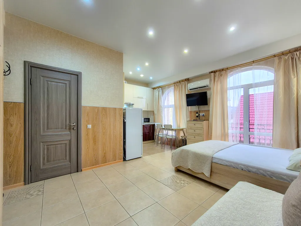 Квартира Квартира Студия с балконом для 4х гостей, Олимпийский парк — Сириус