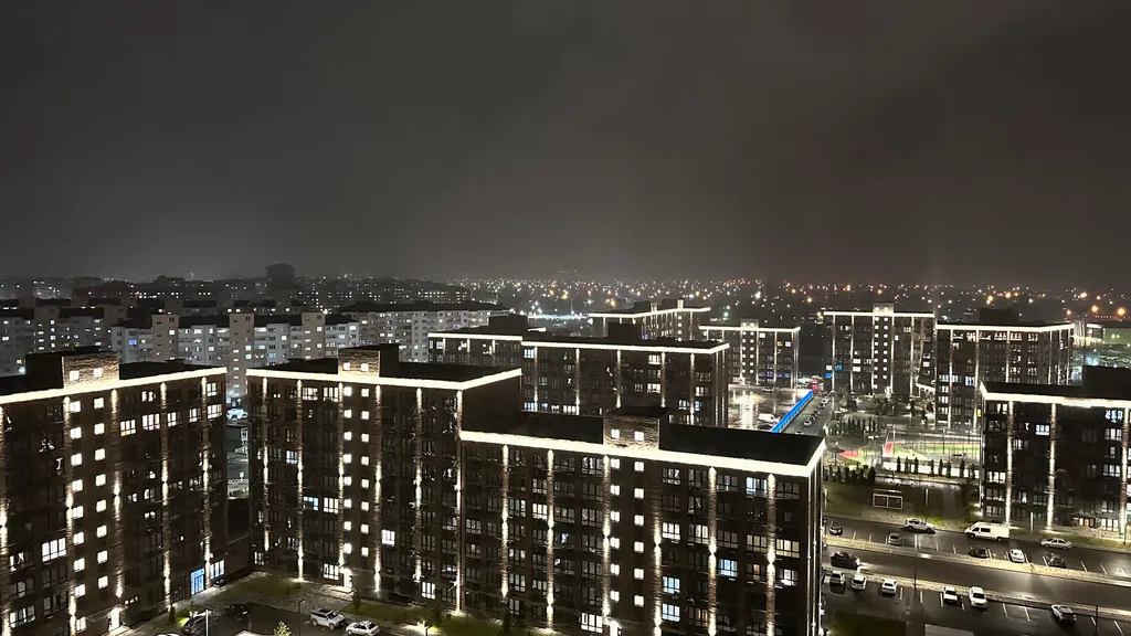 Элитная квартира с панорамным видом на город, 15 этаж