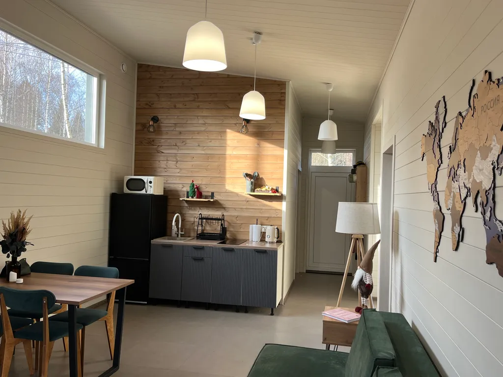 Новый стильный дом с сауной