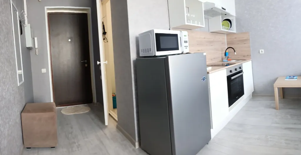 Уютная студия с видом на р. Оку