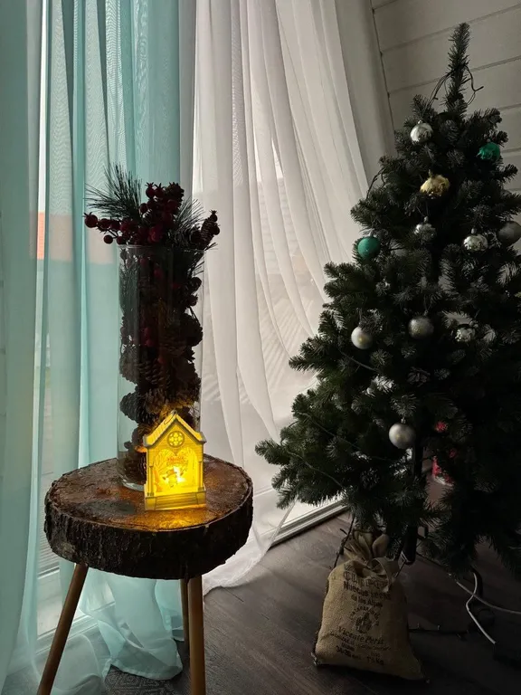 Дизайнерский коттедж Зима