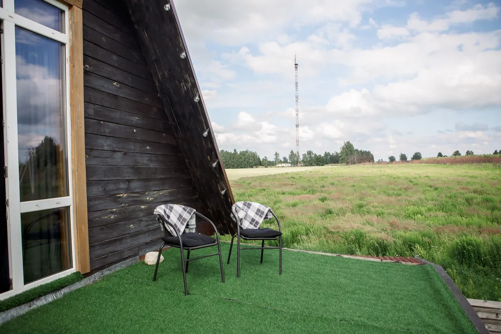 Уютный домик с баней и горячей купелью