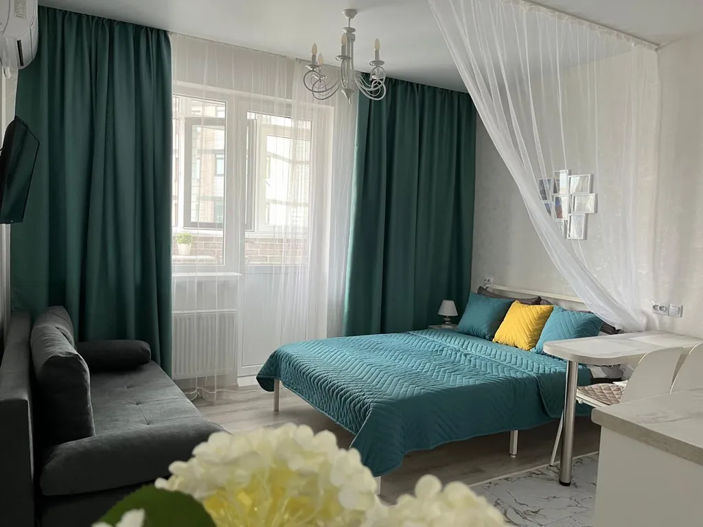 Квартира Уютная квартира на первой линии с видом на парк Облаков Галицкого — Краснодар