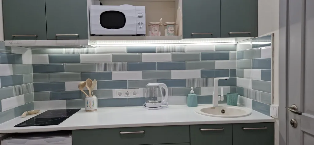 Квартира Квартира Уютная современная студия с балконом на 2-4 человека — Лазаревское