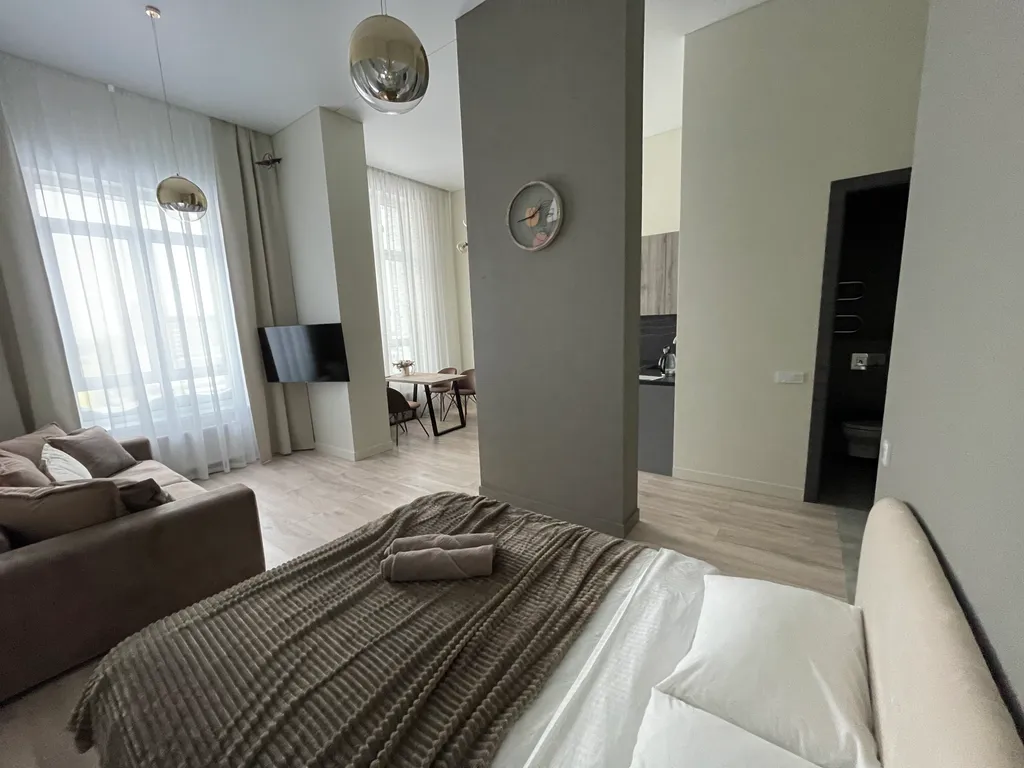 Квартира-пентхаус с высокими потолками