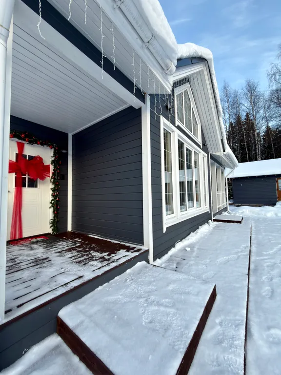 Загородный дом с сауной Hengikarelia, теплый, солнечный, как дома