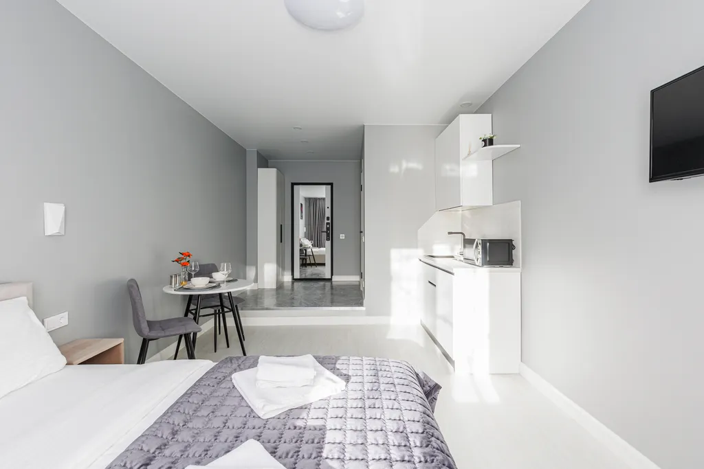 Квартира Квартира Дизайнерская студия на западе города — Москва