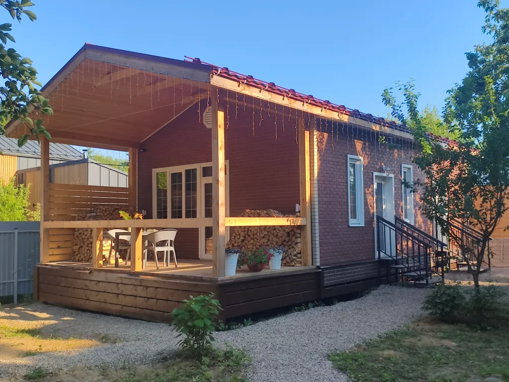 Дом 84m2 — чан, кухня, Wi-Fi
