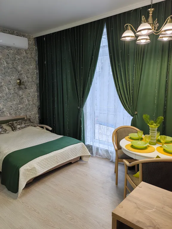 Уютная студия с отдельным входом, террасой