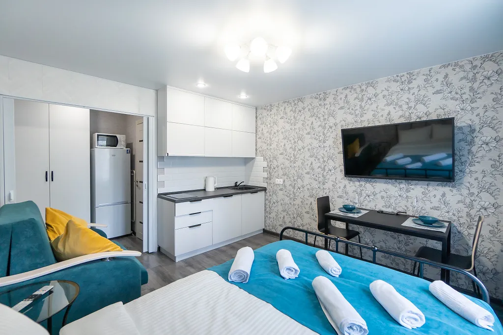 VIZIT уютная студия рядом с центром казан и аквапарком ривьера