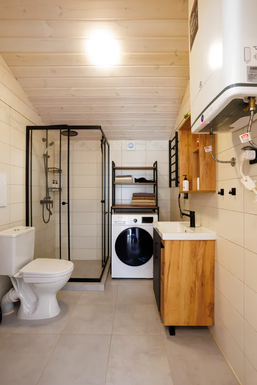 Уютный дом для отдыха на природе с просторной сауной