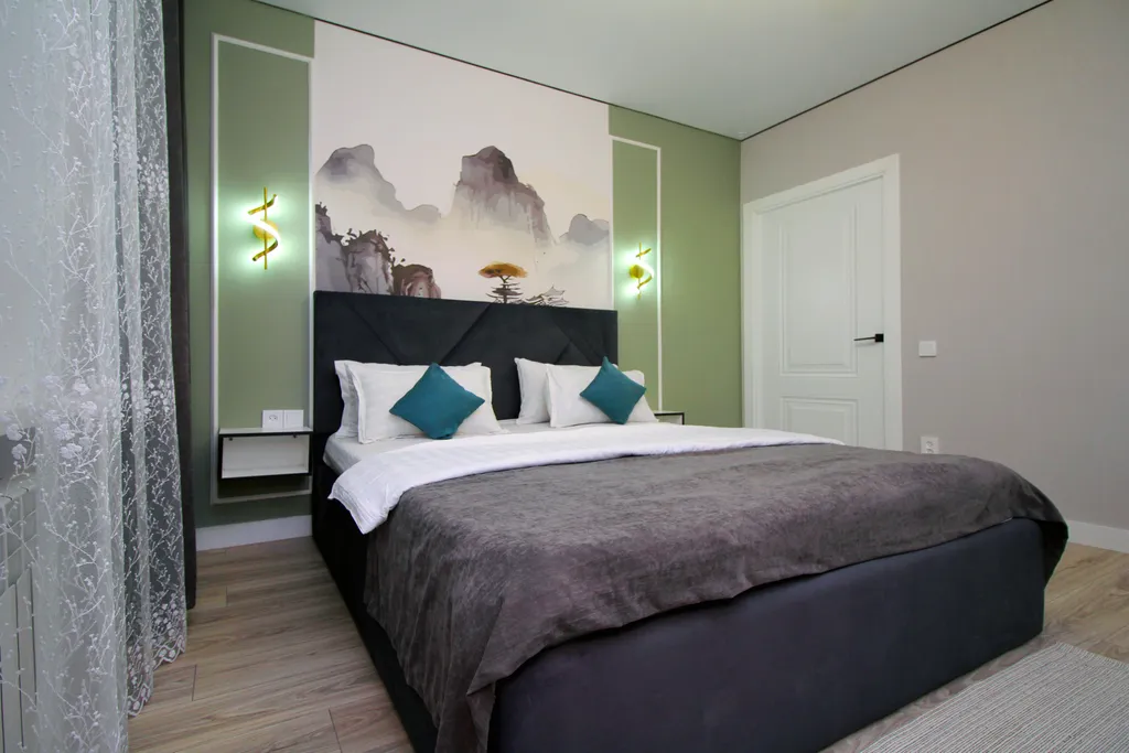 2-комнатная квартира с 2 раздельными спальнями с дизайнерским ремонтом