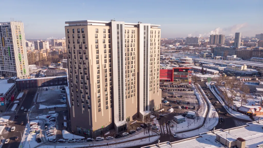 Апартаменты на 17 этаже с видом на город