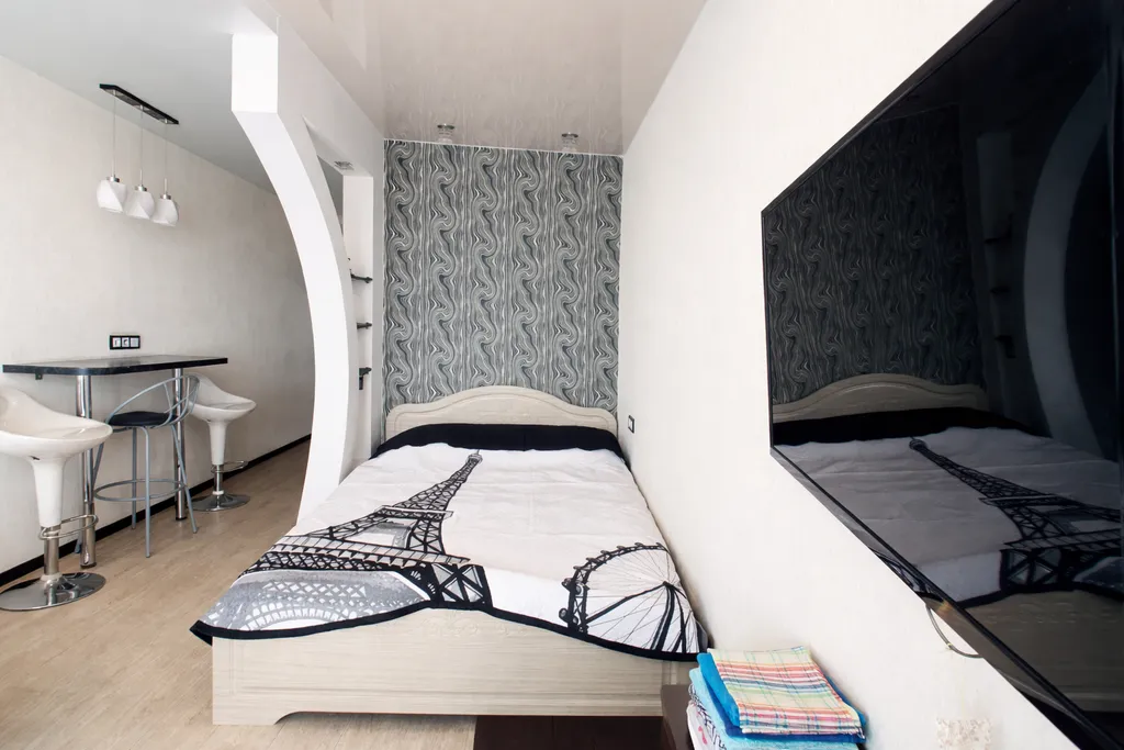 Квартира-студия с видом на Китай