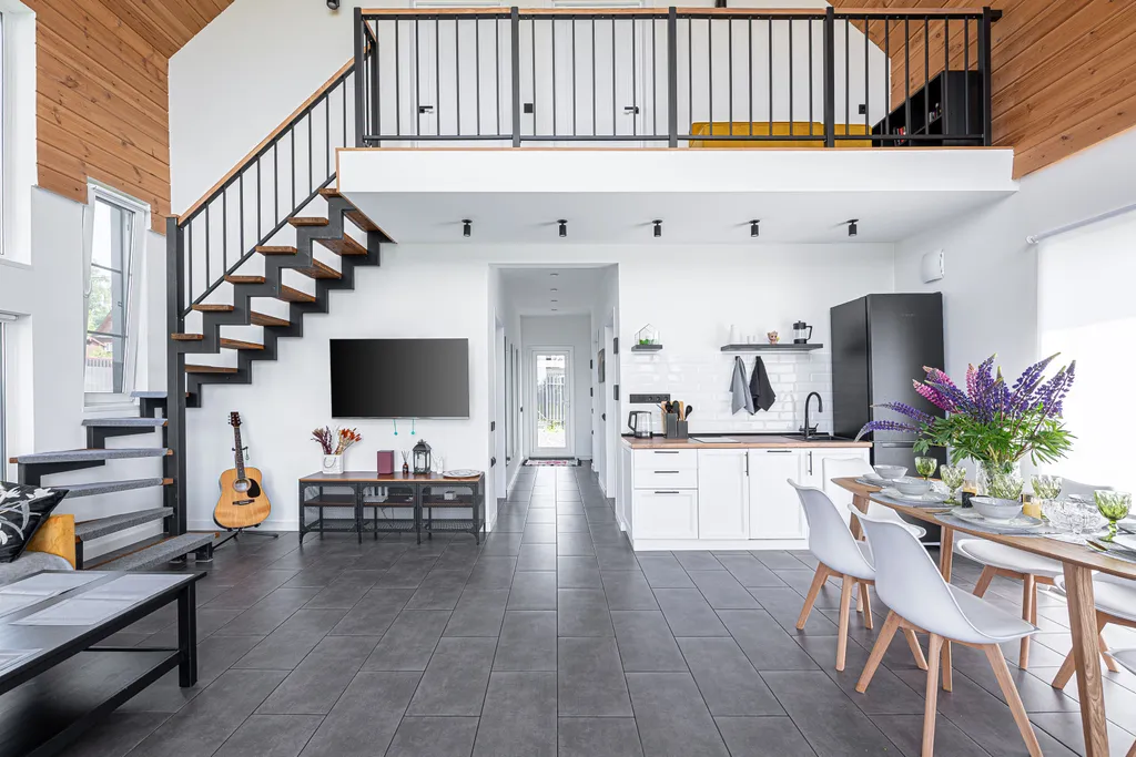 Современный барн вблизи лучших склонов Подмосковья