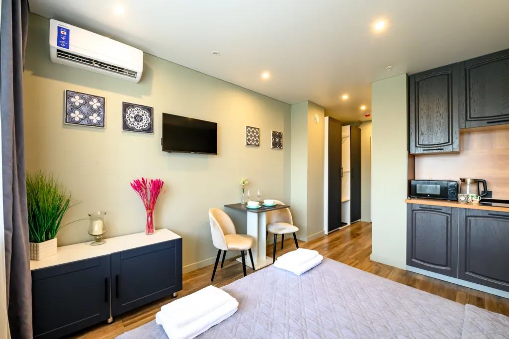 Квартира Квартира Дизайнерская студия у метро — Москва