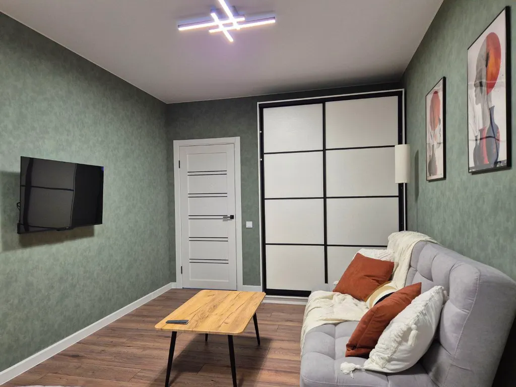 Просторная однокомнатная квартира в тихом районе города