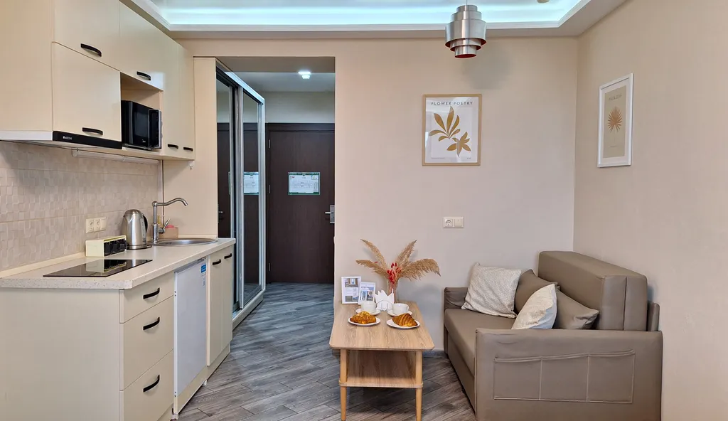 Квартира Апартаменты Beach Tower |первая линия| с панорамным видом на море — Батуми