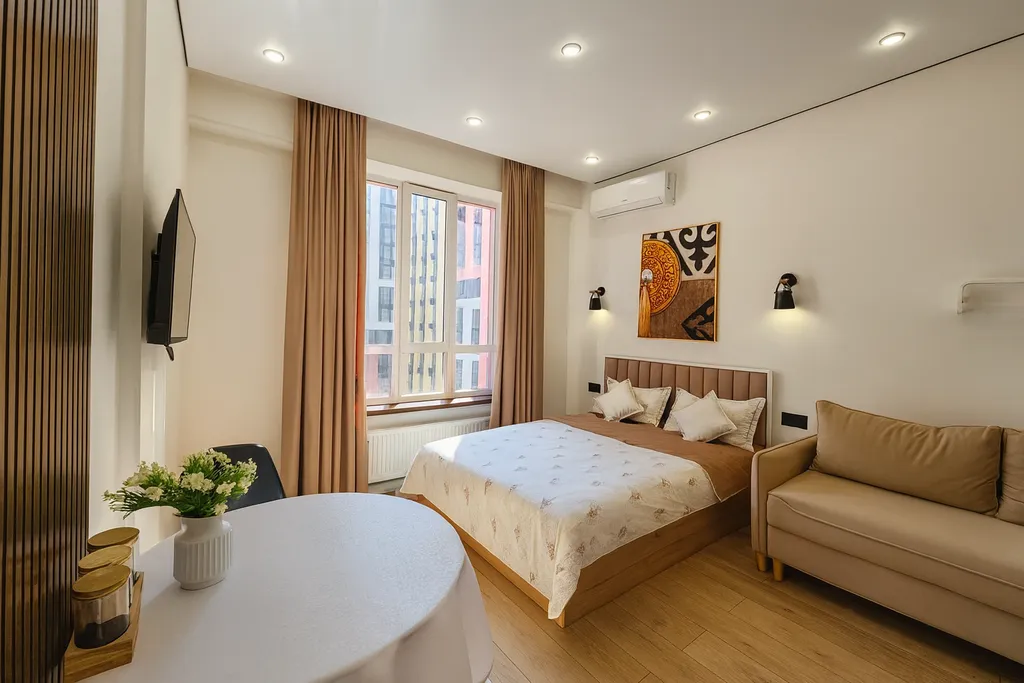 Яркая и стильная студия рядом с mega park