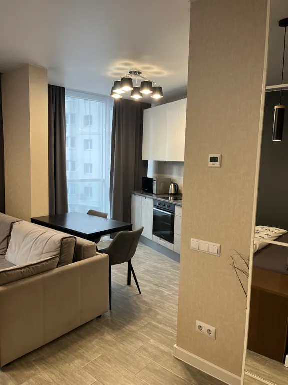 Прекрасная квартира-студия с кондиционером в ЖК Танеево Парк