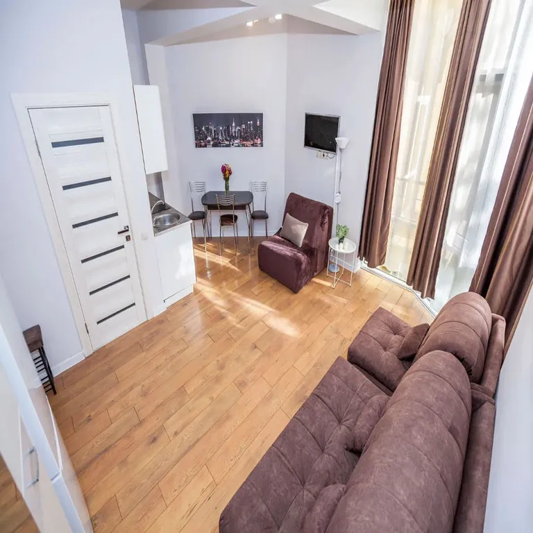 Квартира Квартира Просторная студия у моря с теплым бассейном — Сириус