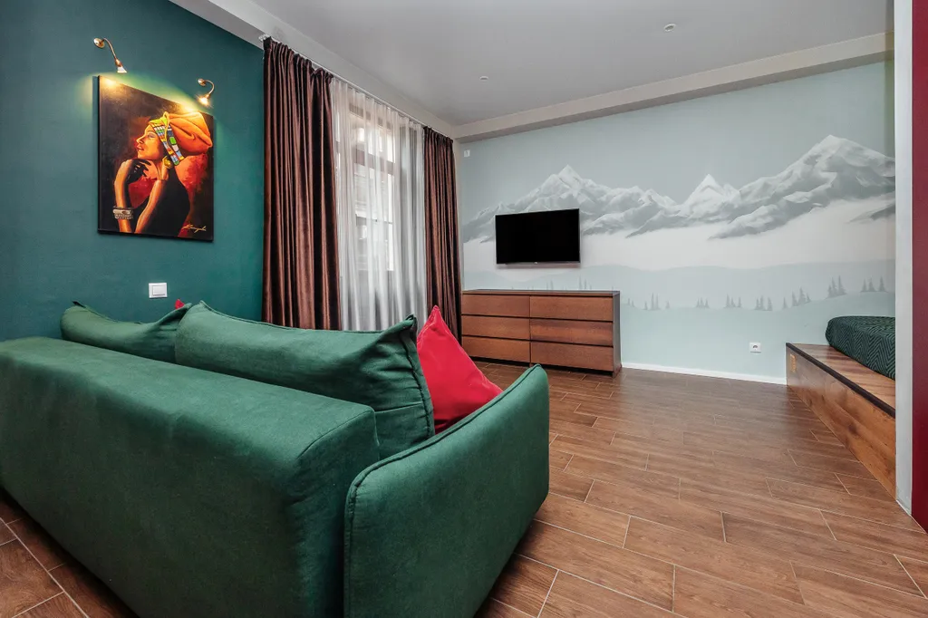 Стильная студия в лучшей локации у подъемников