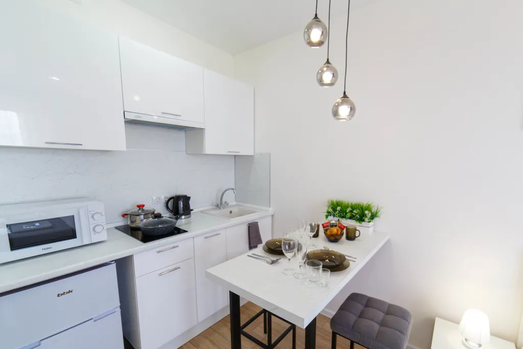 Студия-модерн с евроремонтом