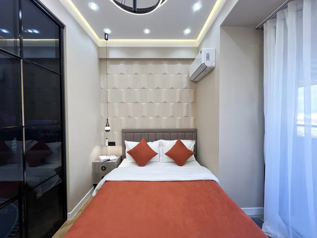 Дизайнерская студия с продуманным интерьером и видом на Ташкент сити