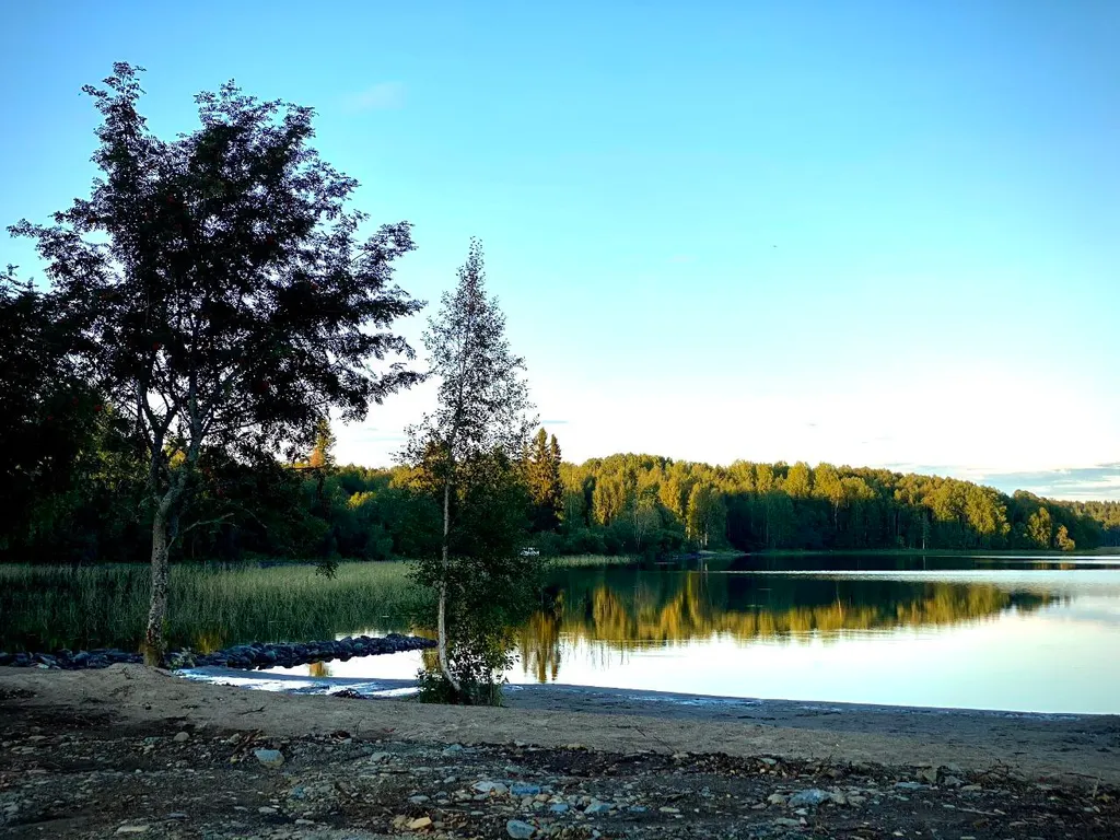 Уютный дом на берегу озера "Прозрачный берег №1"