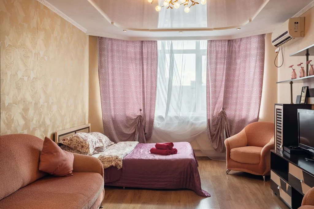 Квартира Квартира с двумя изолированными комнатами и широкими кроватями — Краснодар