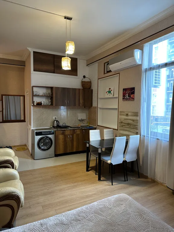 Светлая, приятная однокомнатная квартира, с красивым видом