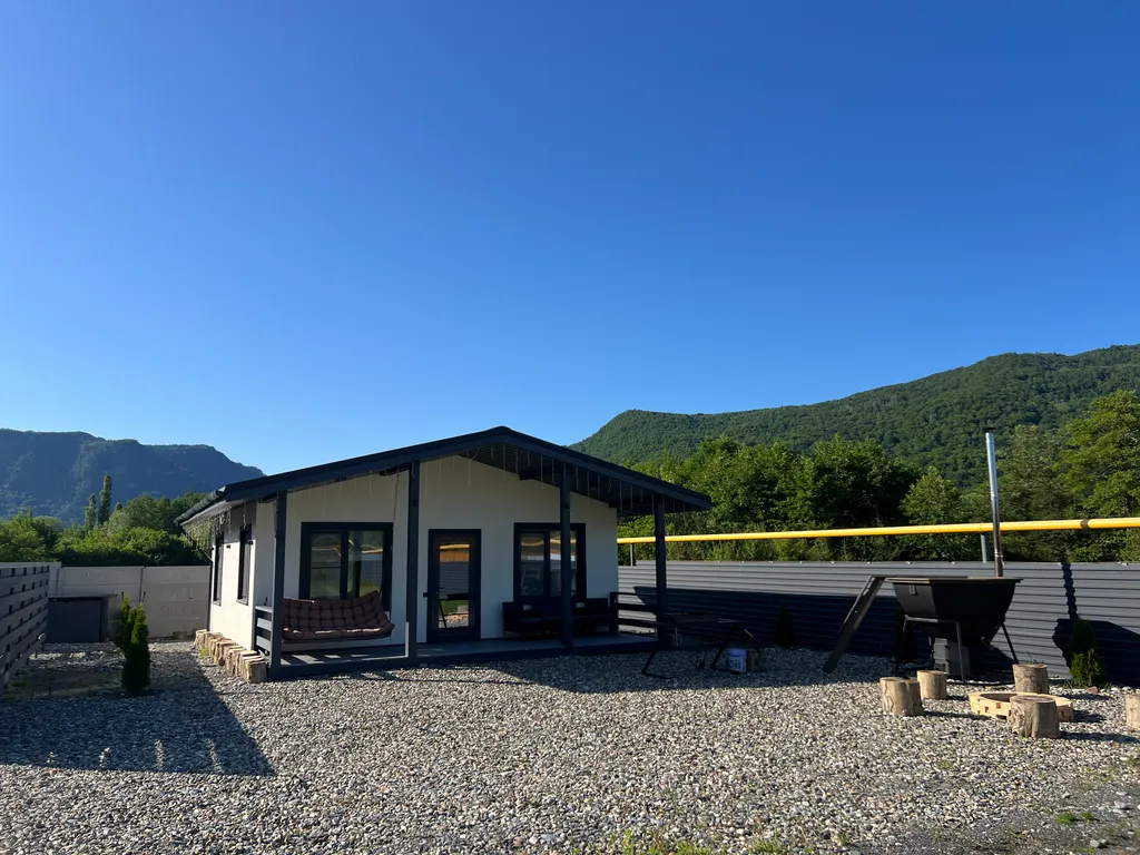 Уютный дом с банным чаном и видом на горы