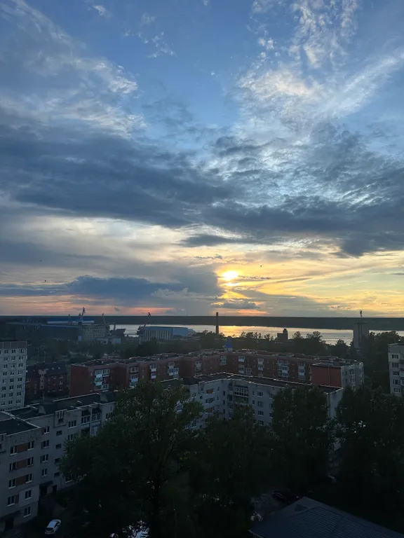 Квартира студия с видом на Неву