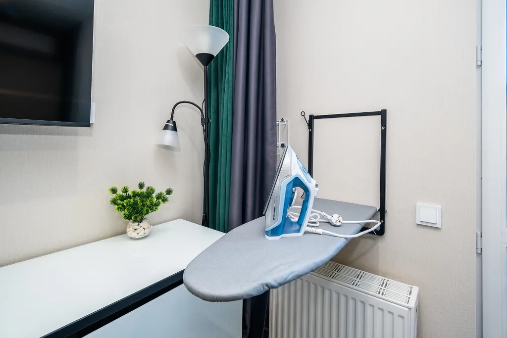 Студия с новым ремонтом и видом на горы