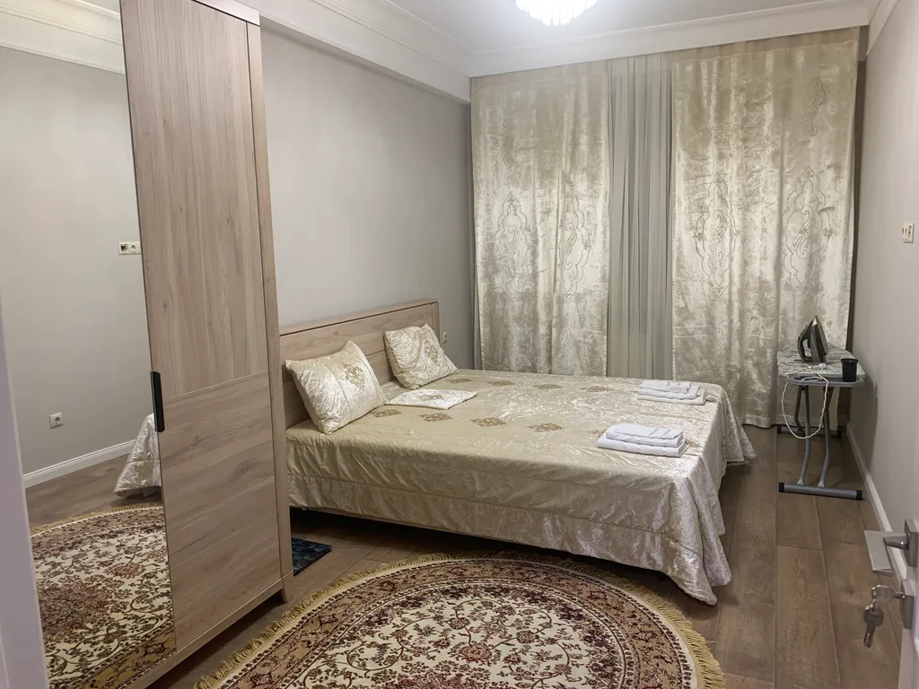 С видом на море уютная, новая квартира возле Анжи-Арены