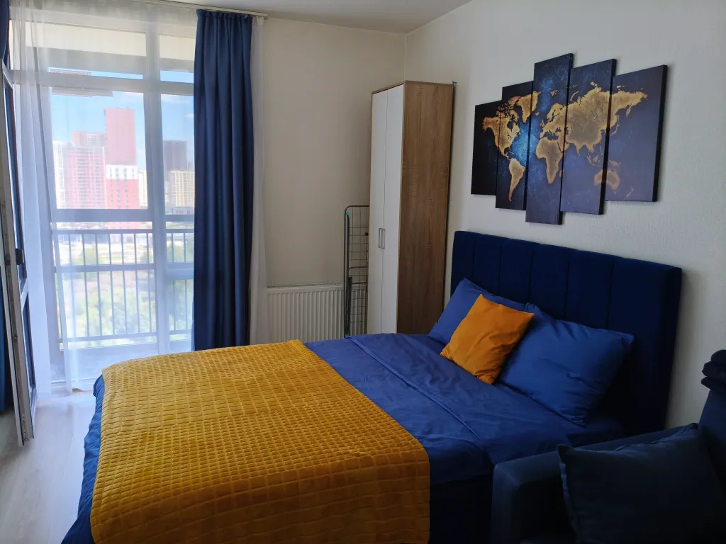 Студия для командировки и отдыха с видом на Академический