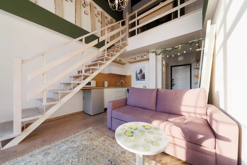 Квартира Двухуровневая мансарда у цирка — аренда посуточно в Пермь