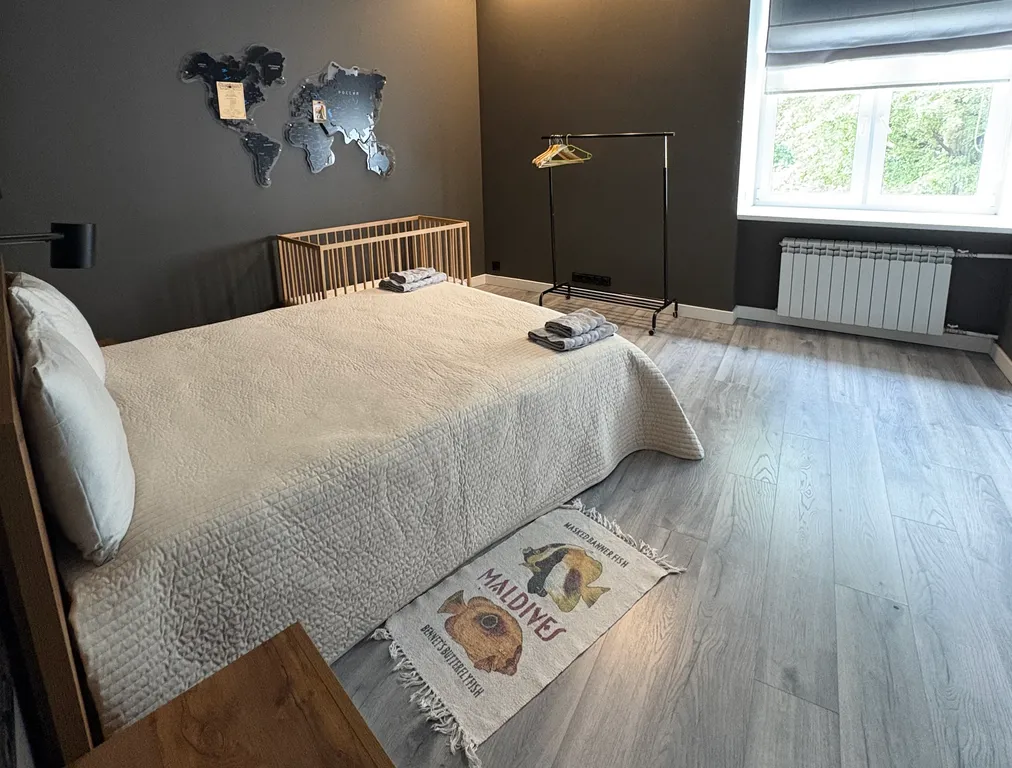 Квартира Уютная трёхкомнатная квартира с видом на Неву — Санкт-Петербург