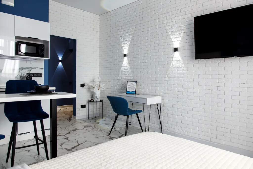 Апартаменты "Хрустальный лёд" с красивым видом на Ангару