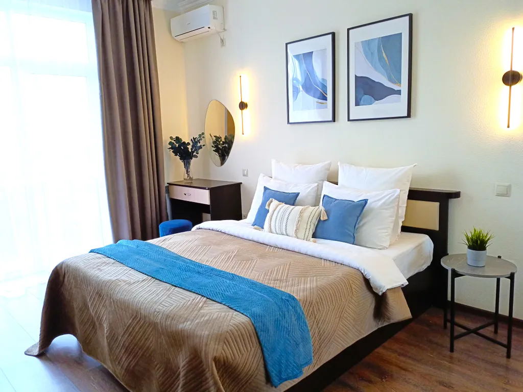 Квартира С видом на море красивая квартира Какао Брауни — Геленджик