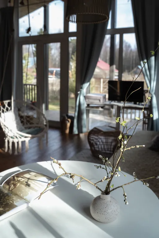 Уютный теплый дом с выходом в лес, 40 минут от Москвы со своей территорией