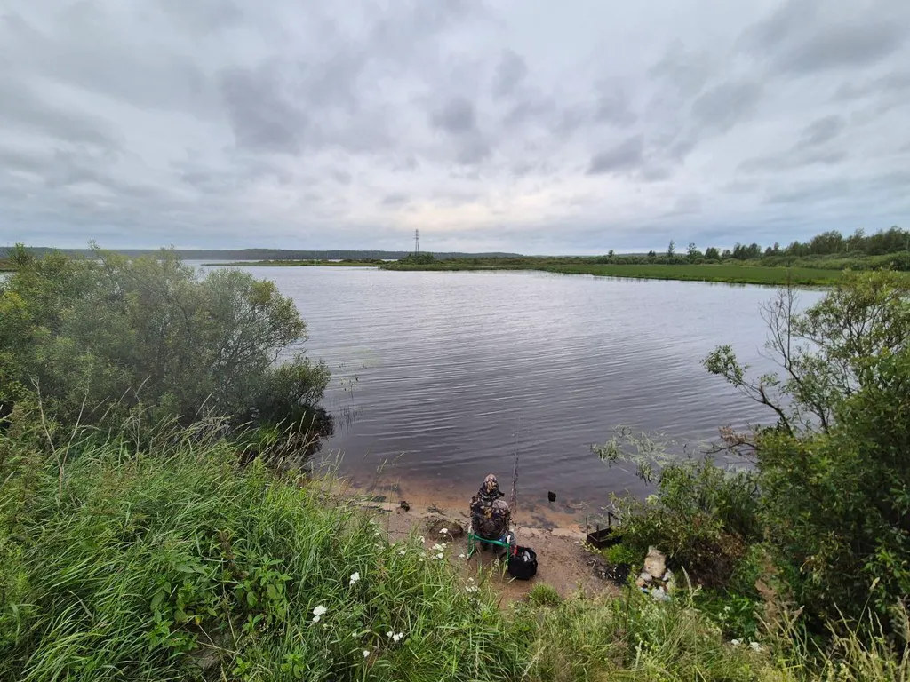 Двухэтажный загородный дом рядом с озером