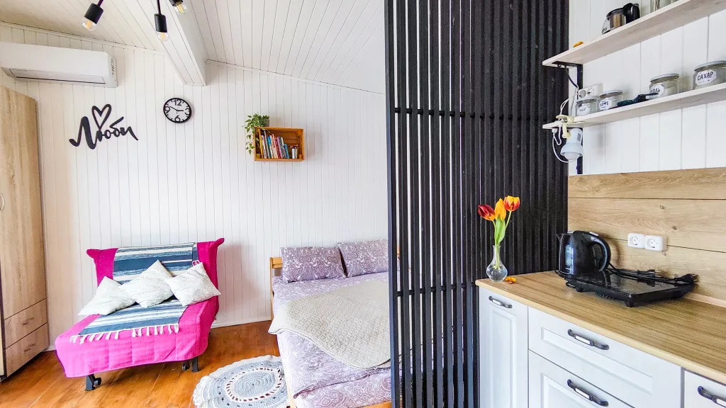 Сканди домик с баней