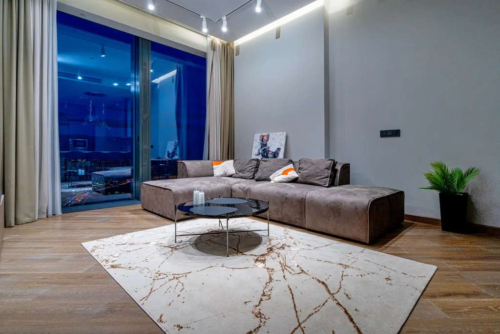 Апартамент с нежным интерьером и редким видом на город