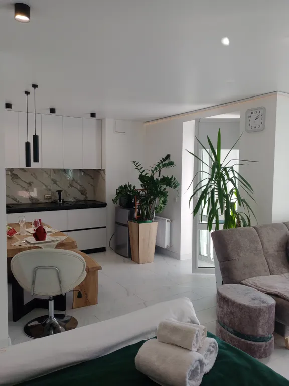 Студия с джакузи на 8 этаже в центре города