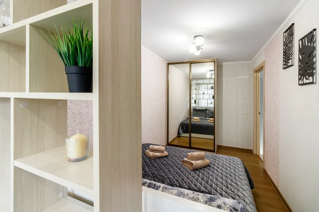 2-комнатная квартира с кондиционером рядом со смотровой площадкой