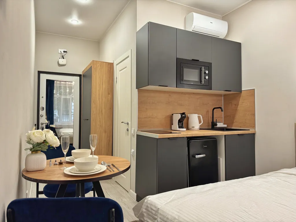 Квартира Квартира Уютная и миниатюрная Студия Апарт-Комфорт у м. Арбатская — Москва